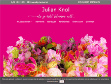 Tablet Screenshot of julianknol.nl